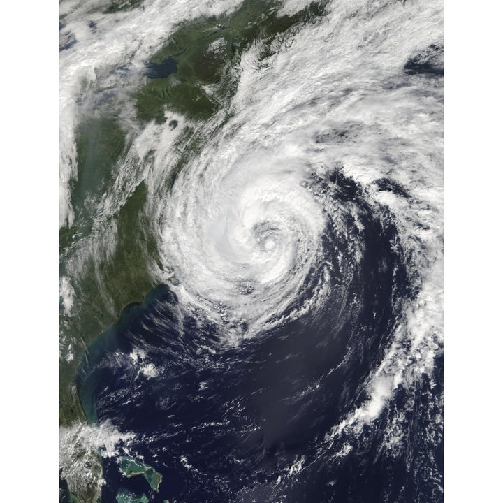 Hurricane Jose off the United States East Coast Poster Print by Stocktrek Images Image 1