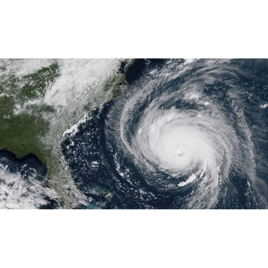 Hurricane Florence moving closer to the coast of the Southeastern United States. Poster Print by Stocktrek Images Image 1