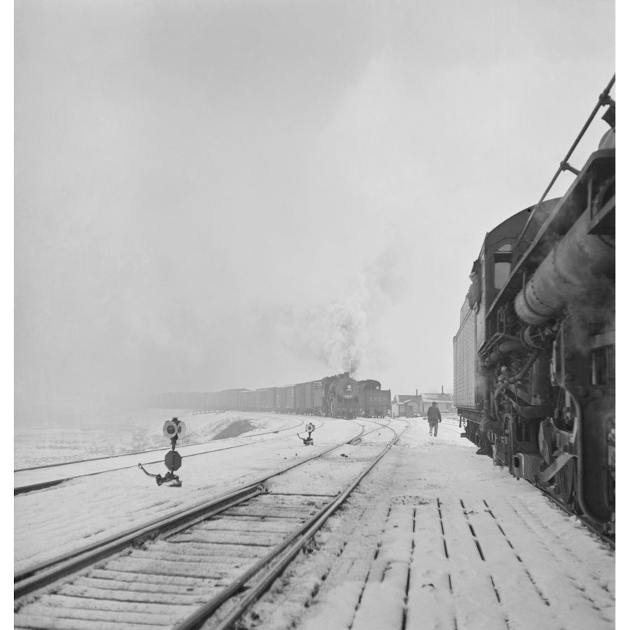 January 1943 - Freight operations on the Indiana Harbor Belt railroad. Poster Print by Stocktrek Images Image 1