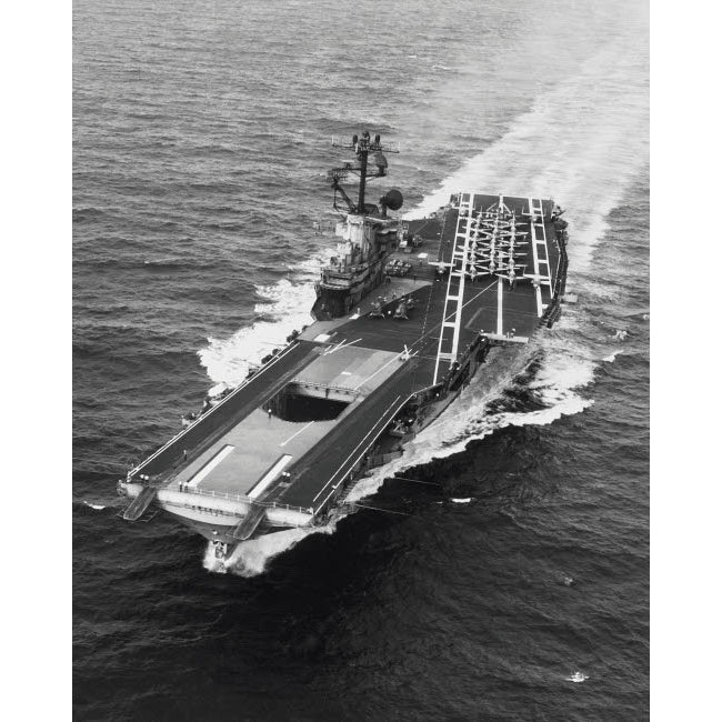 USS Intrepid underway in the South China Sea as a special attack carrier 1968 Poster Print by Stocktrek Images Image 2