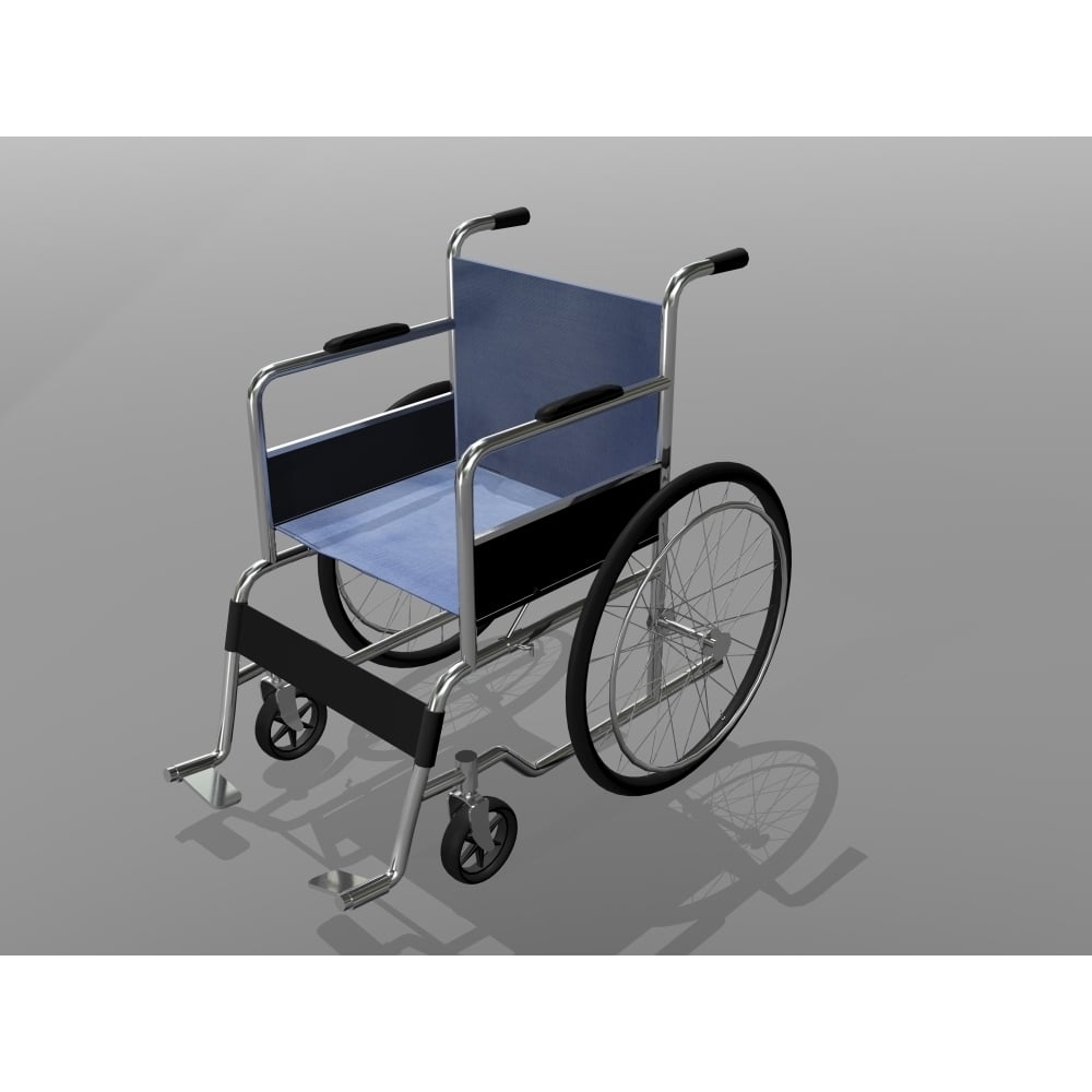 Wheelchair illustration Poster Print Image 1