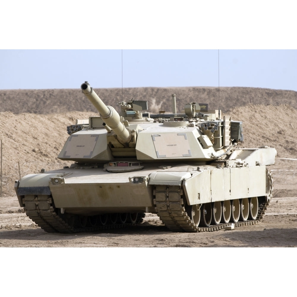 M1 Abrams tank at Camp Warhorse Poster Print Image 1