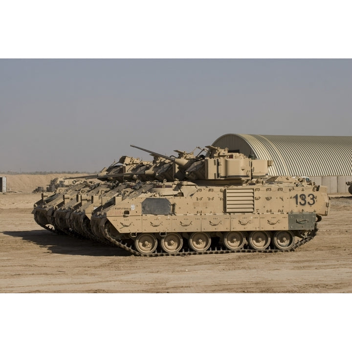 M2/M3 Bradley Fighting Vehicles Poster Print Image 2