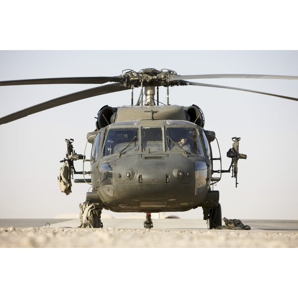 Front view of a UH-60L Black Hawk helicopter Poster Print Image 1