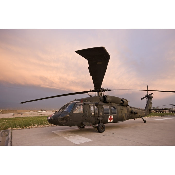 A UH-60L Black Hawk medevac helicopter Poster Print Image 2