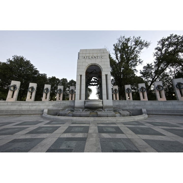 Atlantic arch at the World War II Memorial Washington D.C. USA Poster Print Image 2