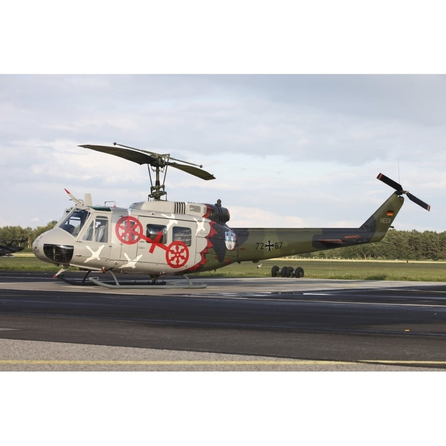 A German Army UH-1D helicopter Germany Poster Print Image 1