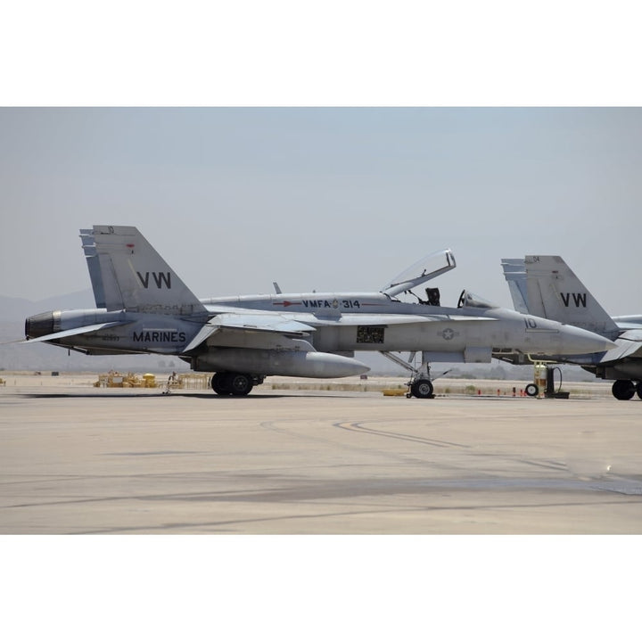 An F/A-18C Hornet at Marine Corps Air Station Miramar California Poster Print Image 2