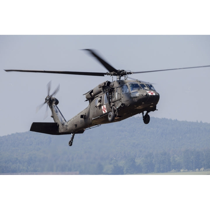 UH-60A Black Hawk medevac helicopter of the U.S Army Poster Print Image 2