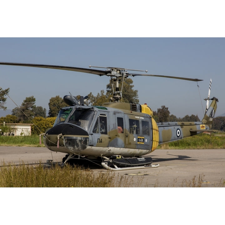 Hellenic Air Force AB-205 search and rescue helicopter Poster Print Image 1