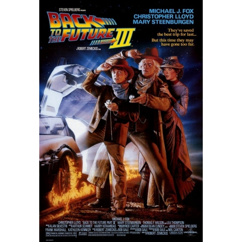 Back to the Future Part 3 Movie Poster Print (27 x 40) - Item movgf7410 Image 1