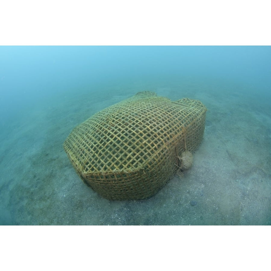 Bamboo fish trap Lembeh Strait North Sulawesi Indonesia. Poster Print by VWPics/Stocktrek Images Image 1