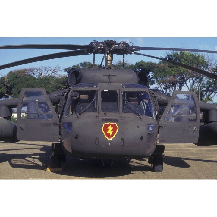 Front view of an Army HH-60 Pave Hawk helicopter Poster Print Image 2