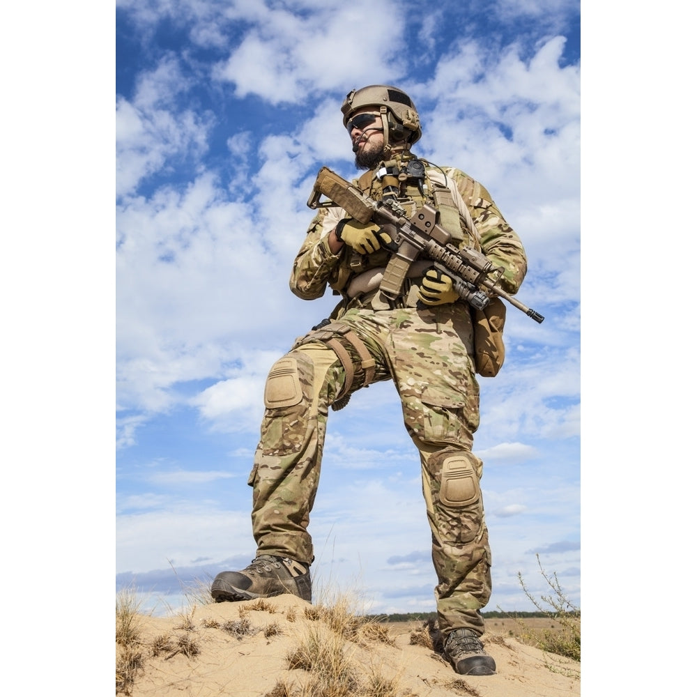 Green Berets U.S. Army Special Forces Group soldier. Poster Print by Oleg Zabielin/Stocktrek Images Image 1