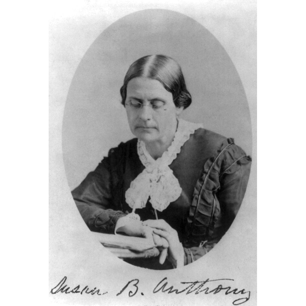 Susan B. Anthony Civil Rights Leader Poster Print by Science Source Image 2