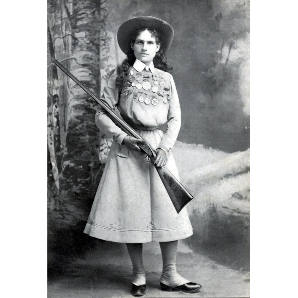 Annie Oakley American Folk Hero Poster Print by Science Source Image 2