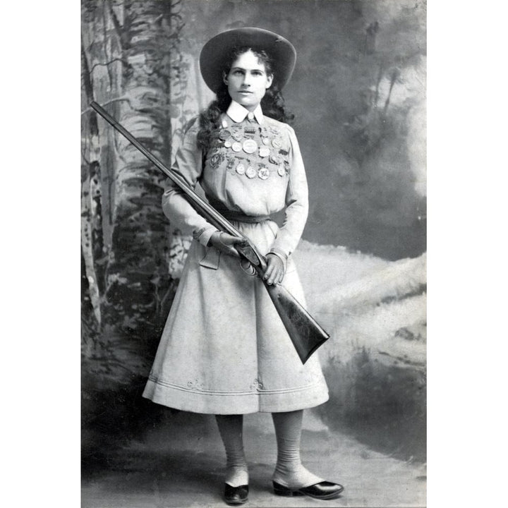 Annie Oakley American Folk Hero Poster Print by Science Source Image 1