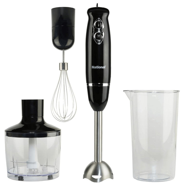 Supersonic National NA-3104HB 4-in-1 Immersion Hand Blender Black 500W Attachments Image 3