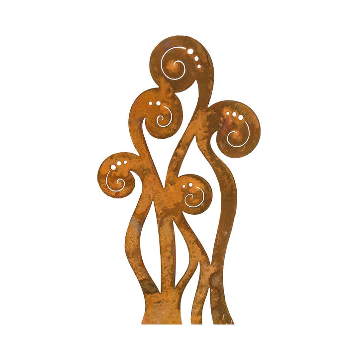 Fiddlehead Ferns -Garden Stake Image 2