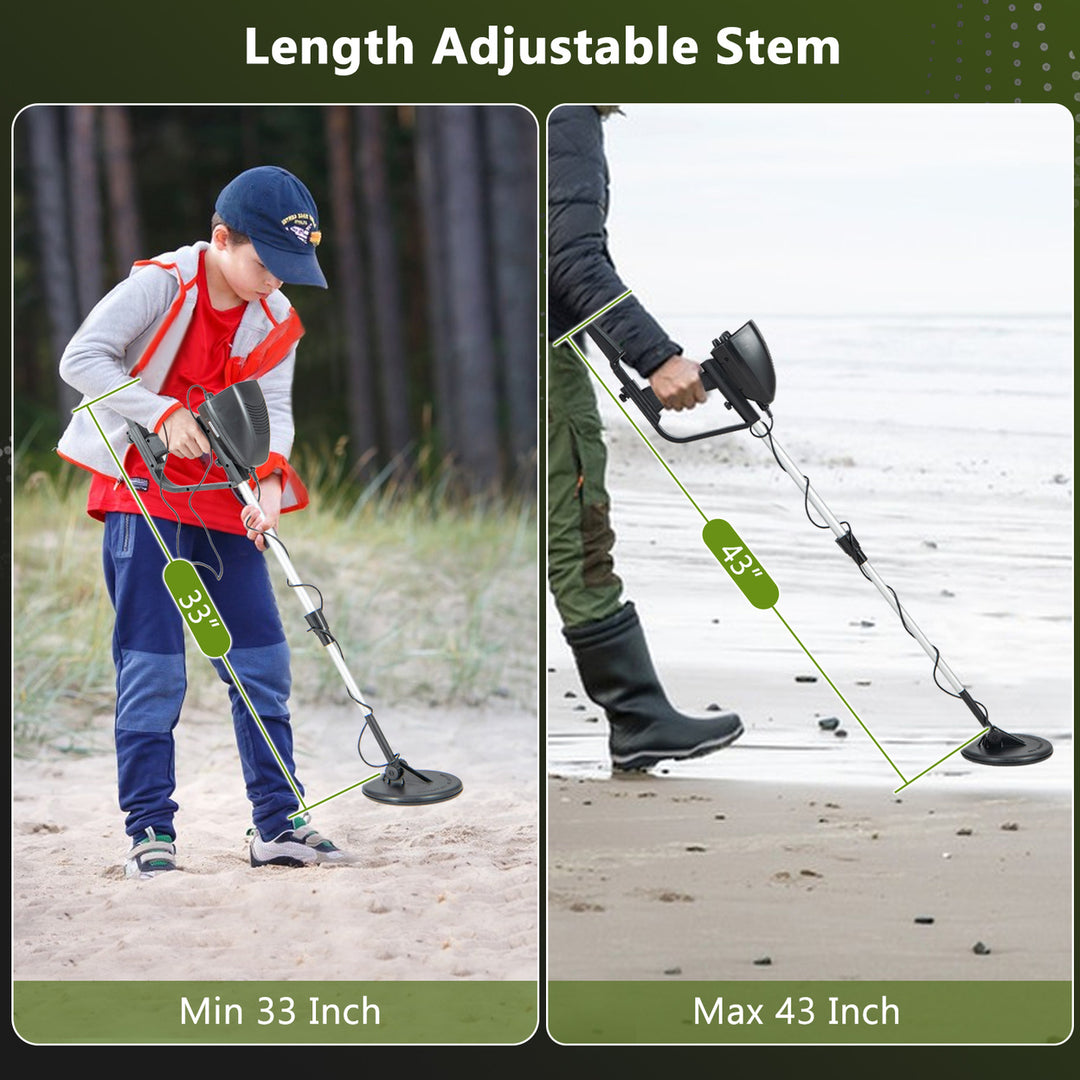 Waterproof Metal Detector Deep Sensitive Search Gold Digger Hunter 6.5 MD-4030 Image 2