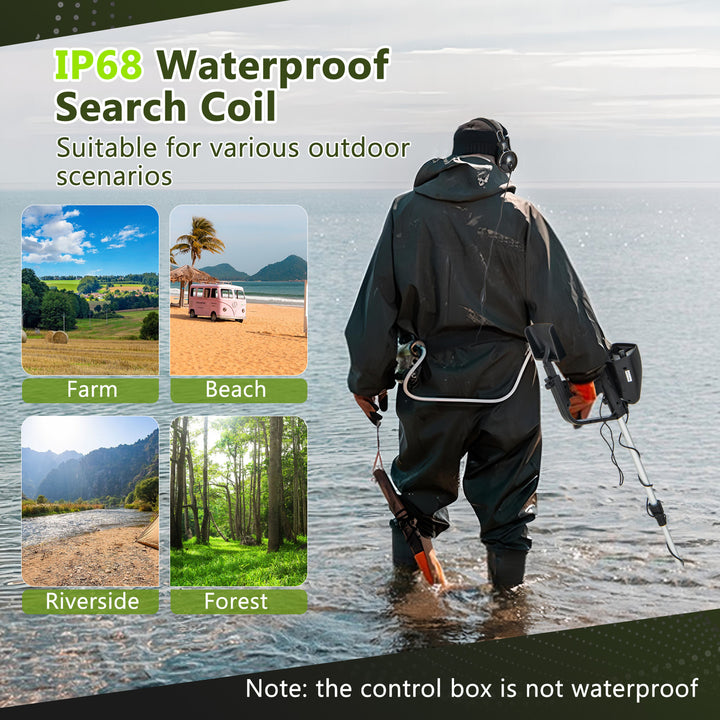 Waterproof Metal Detector Deep Sensitive Search Gold Digger Hunter 6.5 MD-4030 Image 4