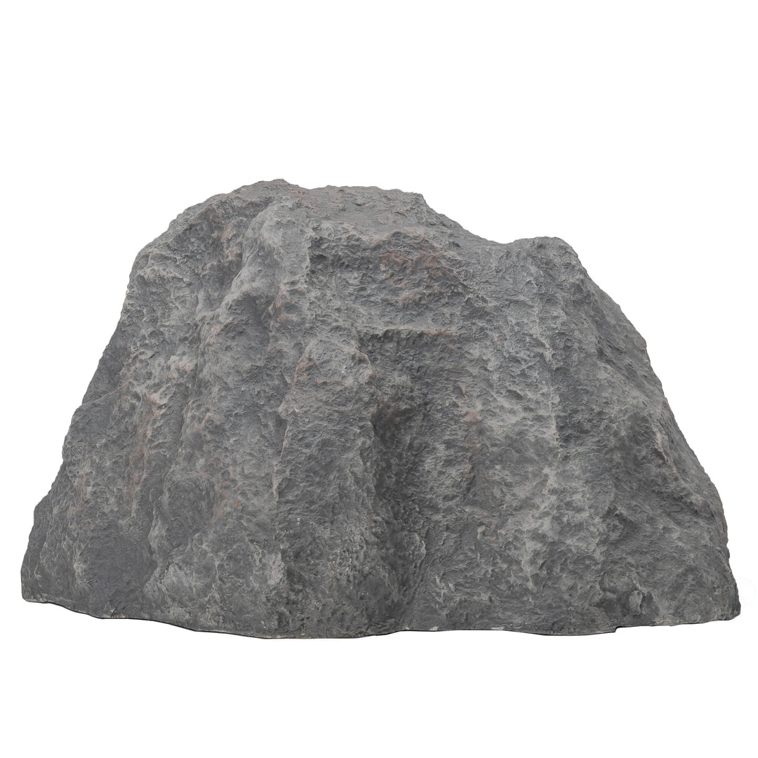 Faux Stone Rock Outdoor Fiberglass Granite Grey Weather Resistant Garden Decor Image 1