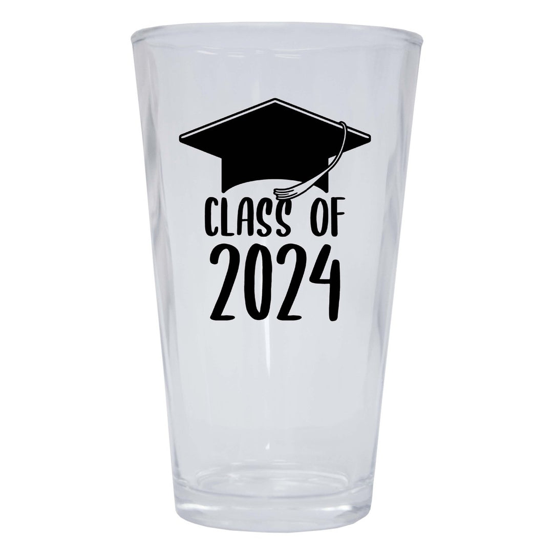 Class of 2024 Graduation 16 oz Pint Glass Image 1