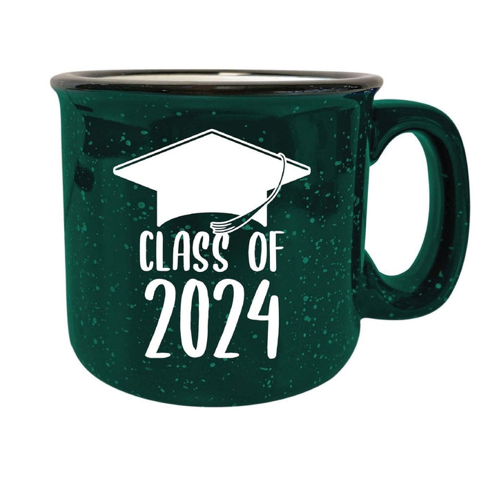 Class of 2024 Graduation 16 oz Ceramic camping mug White Image 9