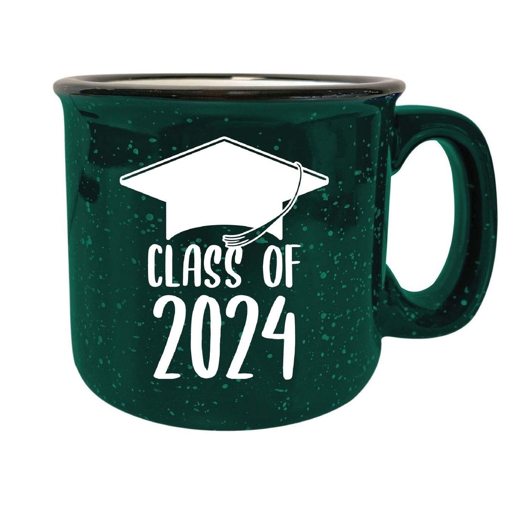 Class of 2024 Graduation 16 oz Ceramic camping mug White Image 1