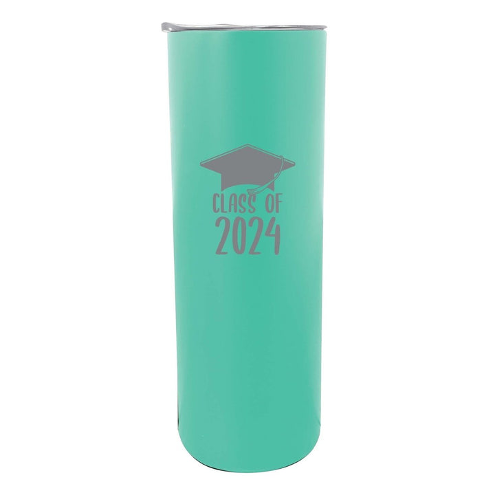 Class of 2024 Graduation 20 oz Engraved Insulated Stainless Steel Skinny Tumbler Image 7