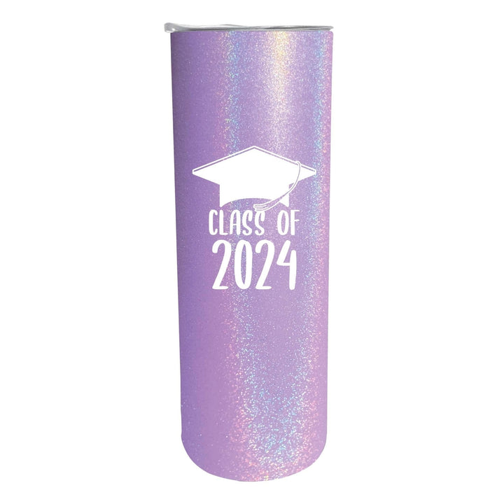 Class of 2024 Graduation 20 oz Insulated Stainless Steel Skinny Tumbler Image 7