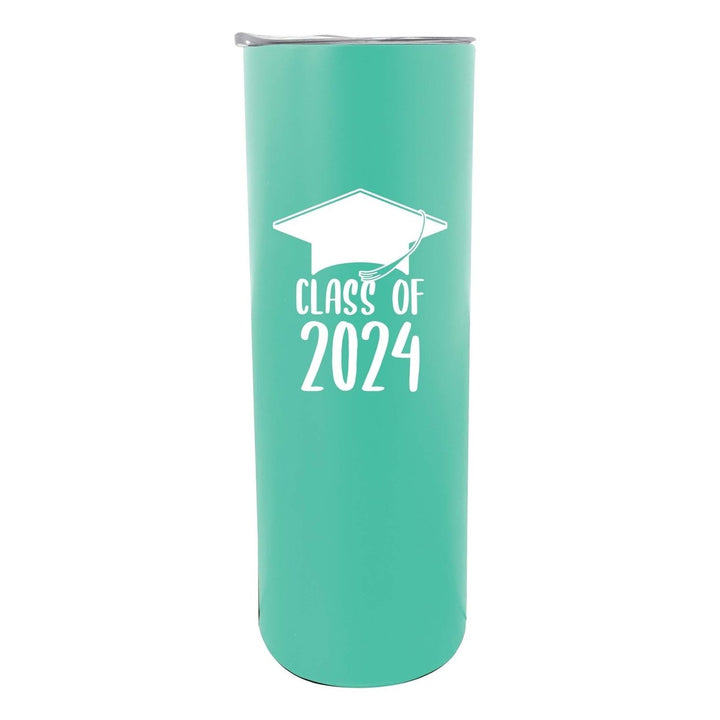 Class of 2024 Graduation 20 oz Insulated Stainless Steel Skinny Tumbler Image 1