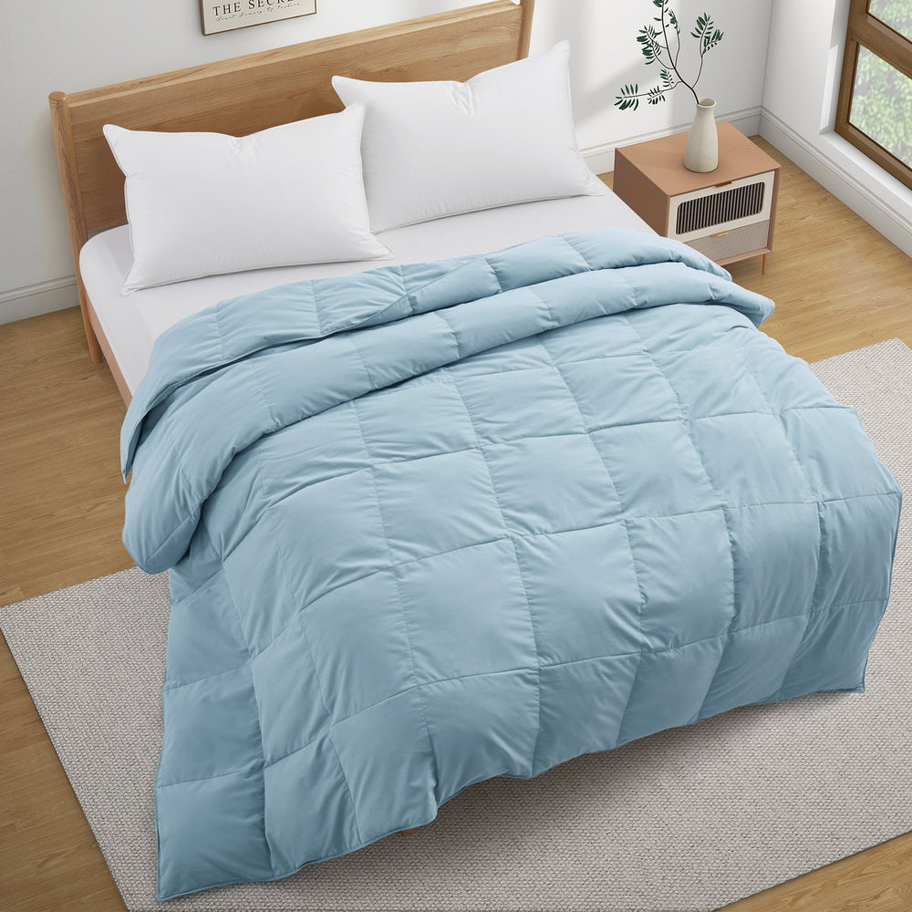 Puredown Lightweight Oversize Down Feather Duvet Insert Summer Blanket Twin King Image 2