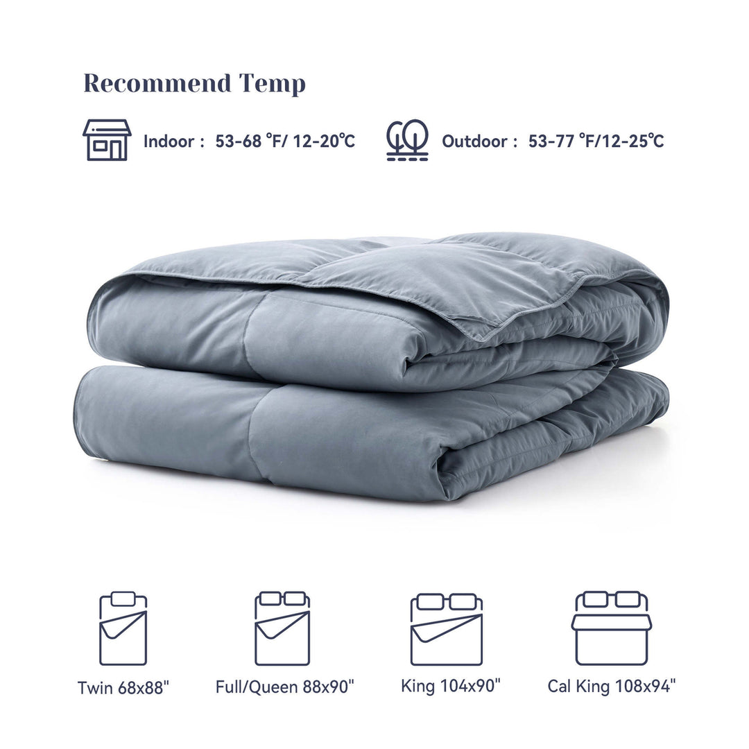 Hotel Collection Down Blanket, Lightweight Breathable Blanket for Hot Sleepers Image 9