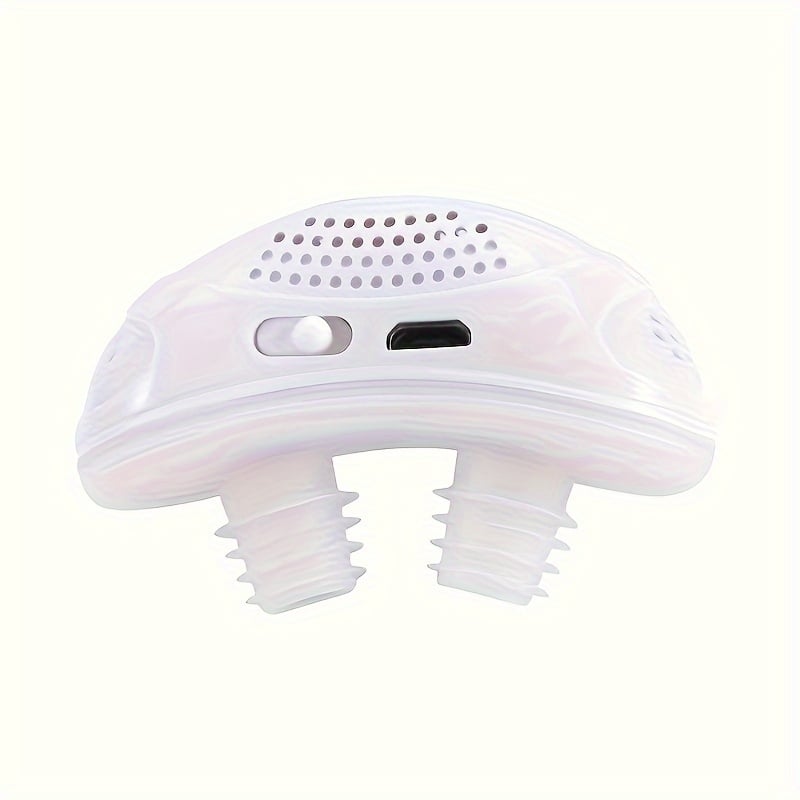 Anti Snoring Equipment Electric Mini Cpap Snore Stop Device Sleep Apnea Stopper Corrector Image 1