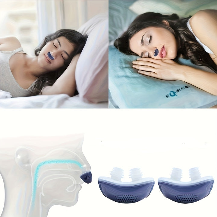 Anti Snoring Equipment Electric Mini Cpap Snore Stop Device Sleep Apnea Stopper Corrector Image 5