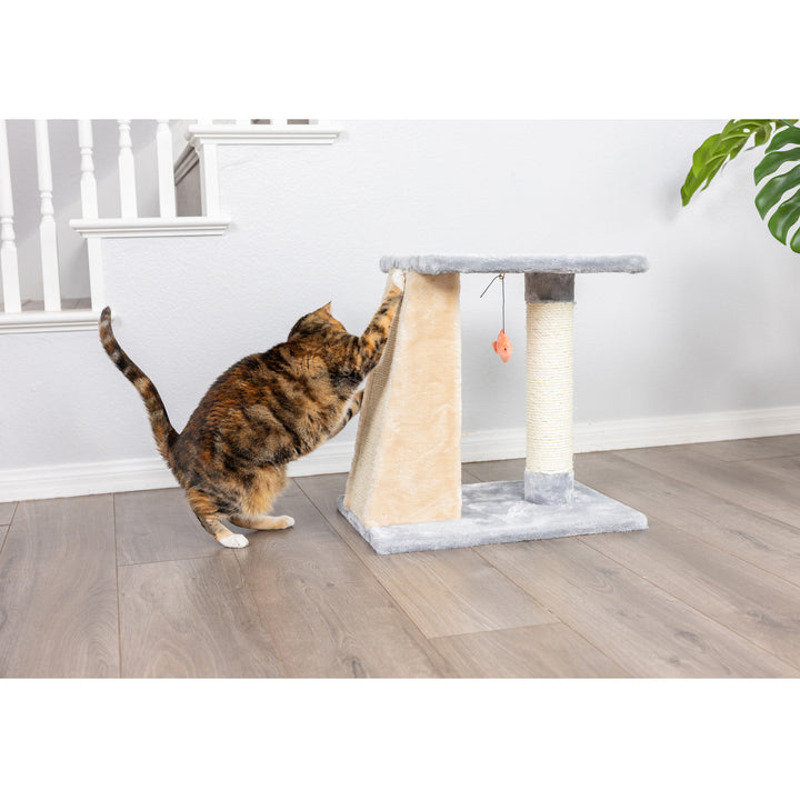 Armarkat X2001 Cat Tree Two-Level Platform Scratcher Faux faux Gray 20"H Image 5