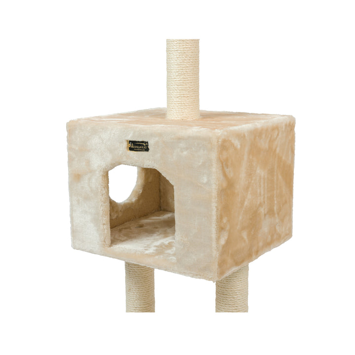 Armarkat Classic Cat Tree Model A4201 Beige 2-Level Playhouse 42 Inches Tall Image 8