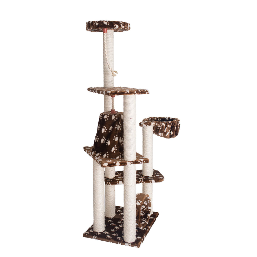 Armarkat Cat Tree A6601 Real Wood 66in 4 Features Jackson Galaxy Approved Image 6