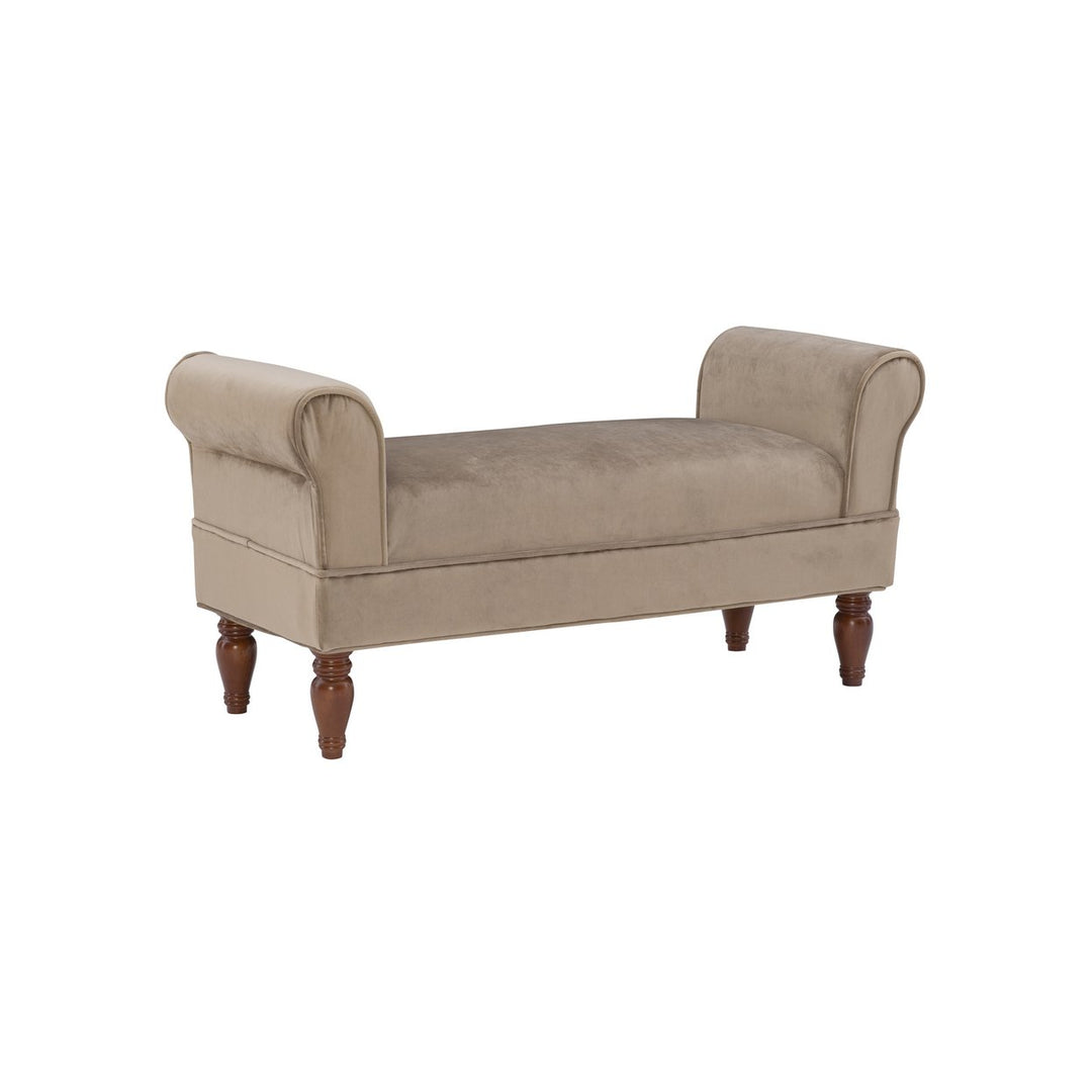 Lillian Upholstered Bench Ottomon Image 1