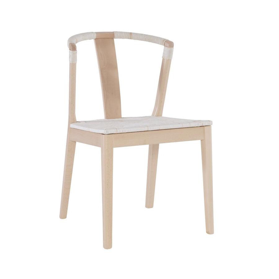 Sapona Natural Beechwood Upholstered Dining Chair Image 1