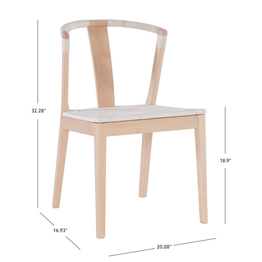 Sapona Natural Beechwood Upholstered Dining Chair Image 3