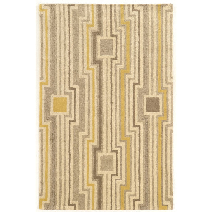 Aspire Wool Board Grey and Yellow 5X8 Image 1