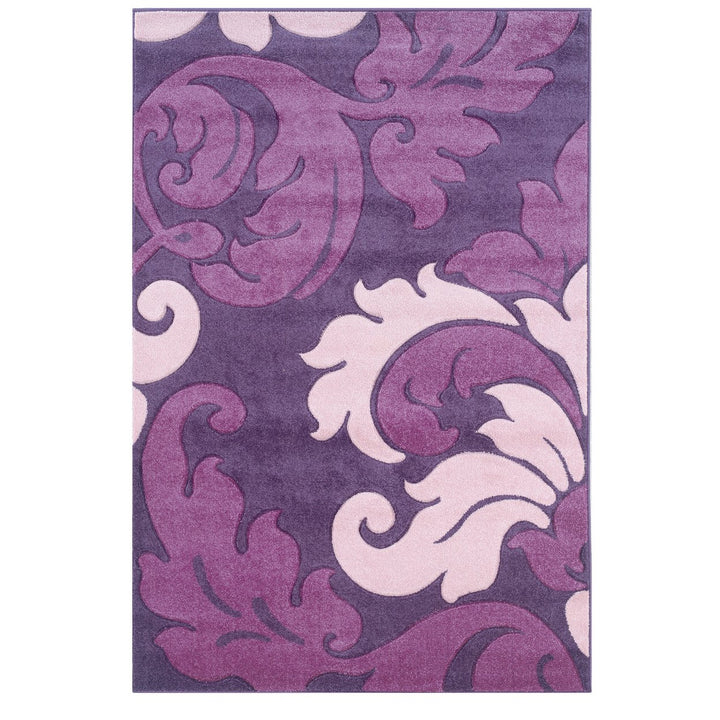 Corfu Damask Purple and Baby Pink 8X10.3 Image 6