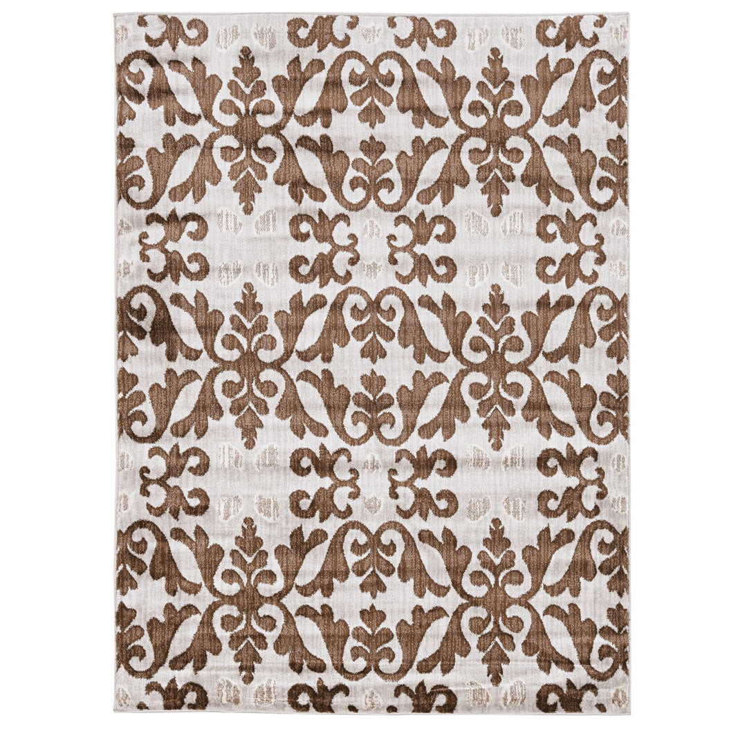 Elegance Florence Ivory and Brown 8X10 Image 2