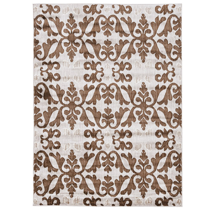 Elegance Florence Ivory and Brown 8X10 Image 1