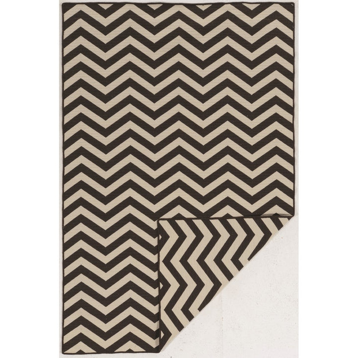 Salonika Reversible Chevron Purple 5X8 Image 2