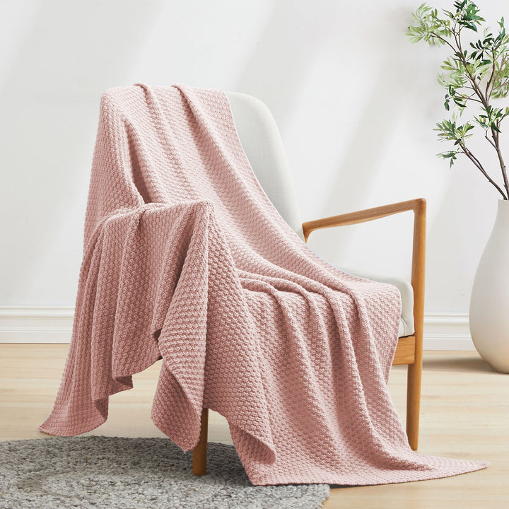 Super Soft Throw Blanket Lightweight Bed Blanket All Season Use Image 1