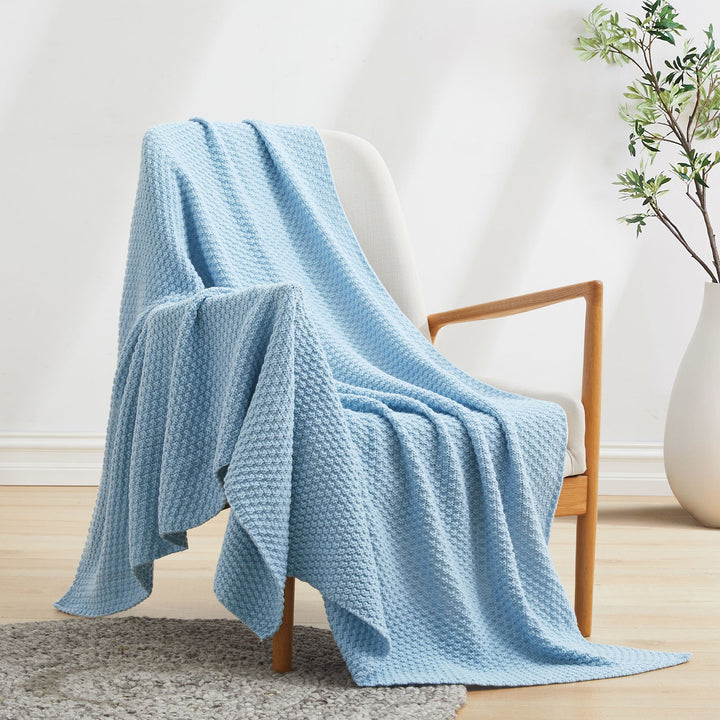 Super Soft Throw Blanket Lightweight Bed Blanket All Season Use Image 1