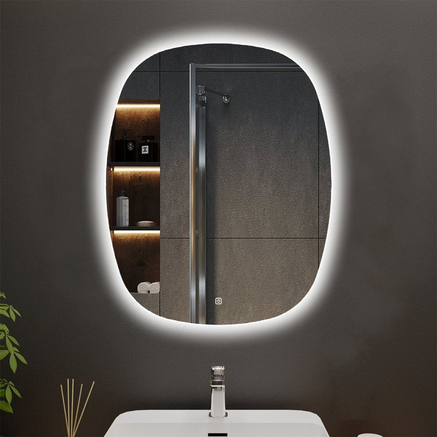 Quirk Customized Irregular LED Bathroom Mirror Image 1